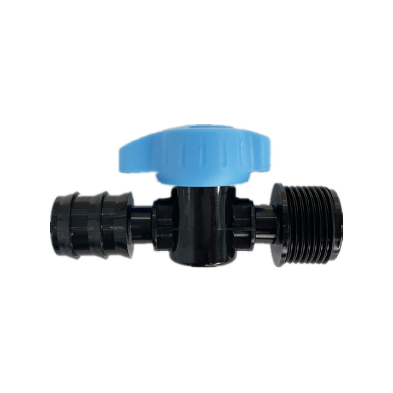 Blue Barb Male Thread Valve RT-1020