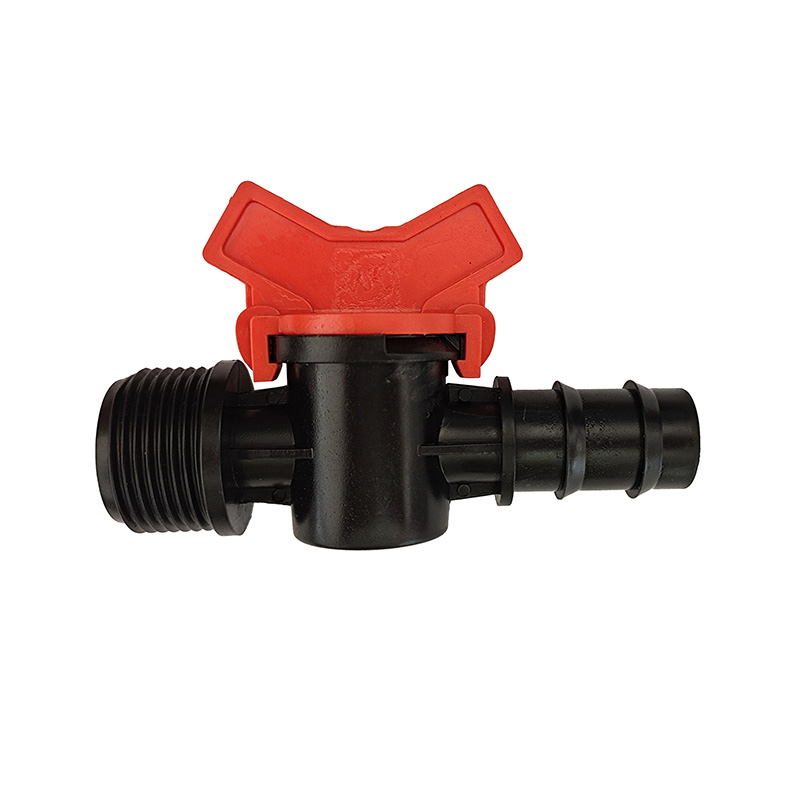 Red Barb Male Thread Valve RT-1041