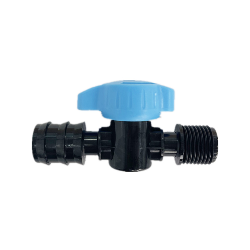 Blue Barb Male Thread Valve RT-1019