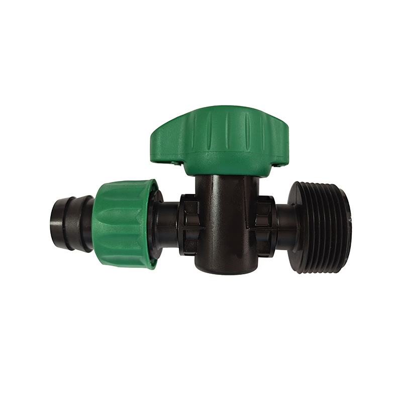 Green Single Lock Male Thread Valve for Tape RT-1054