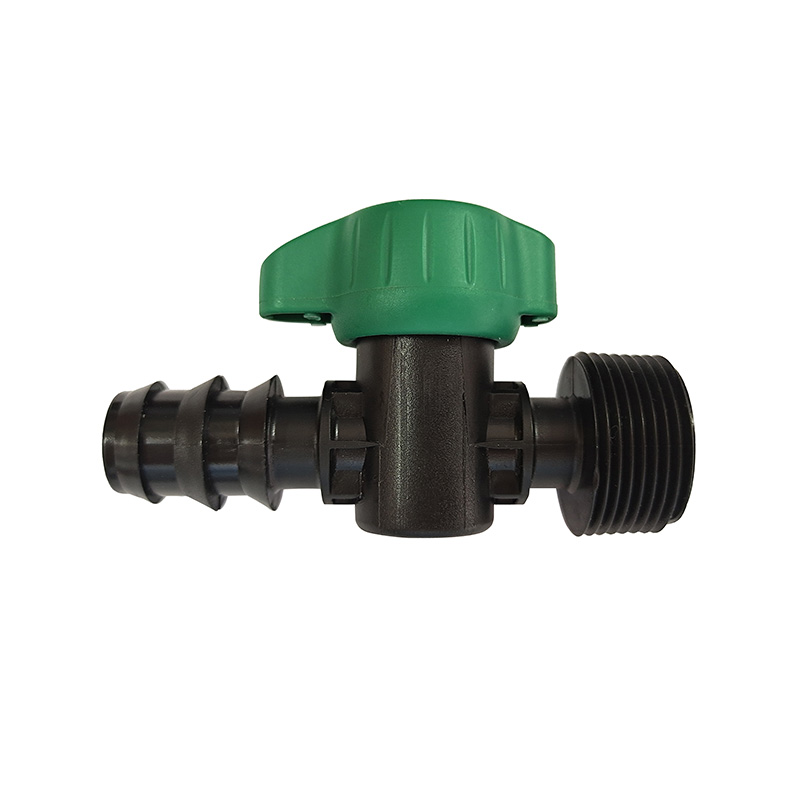 Green Barb Male Thread Valve RT-1053