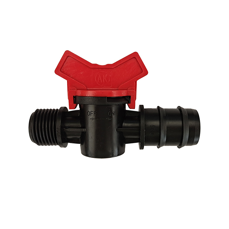 Red Barb Male Thread Valve RT-1039