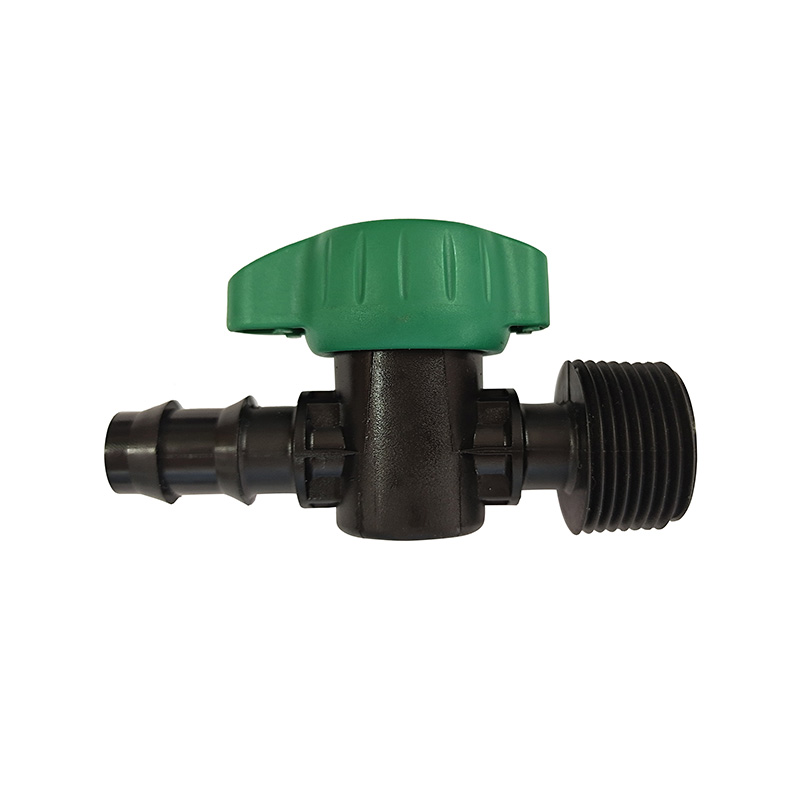 Green Barb Male Thread Valve RT-1052