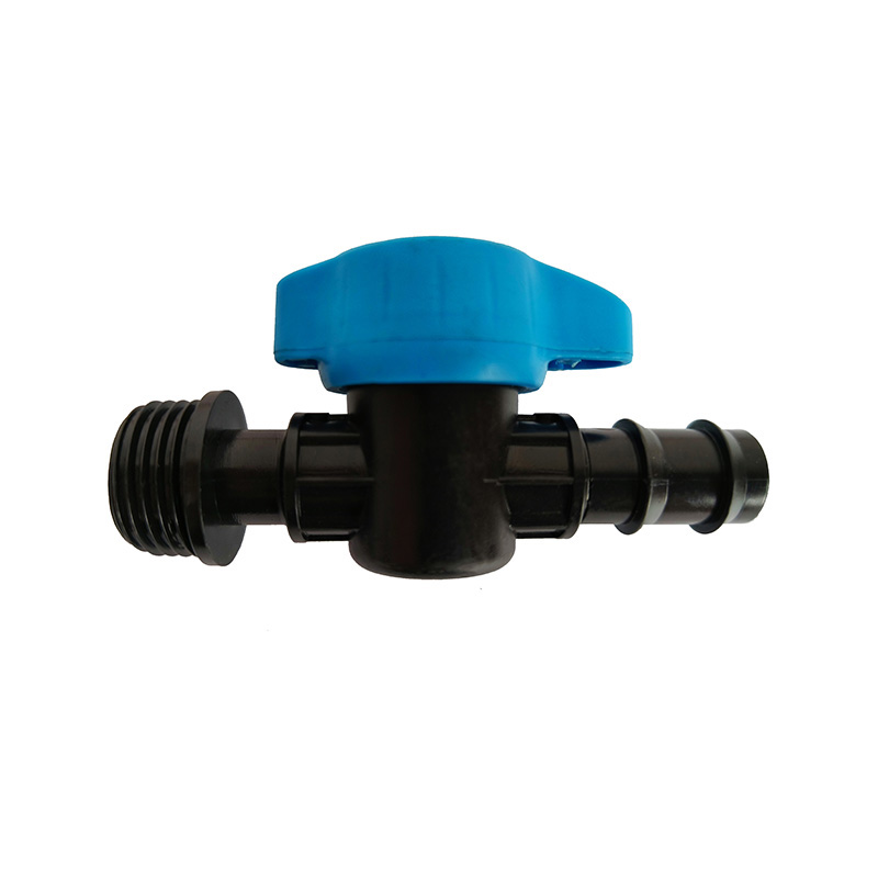 Blue Barb Male Thread Valve RT-1036