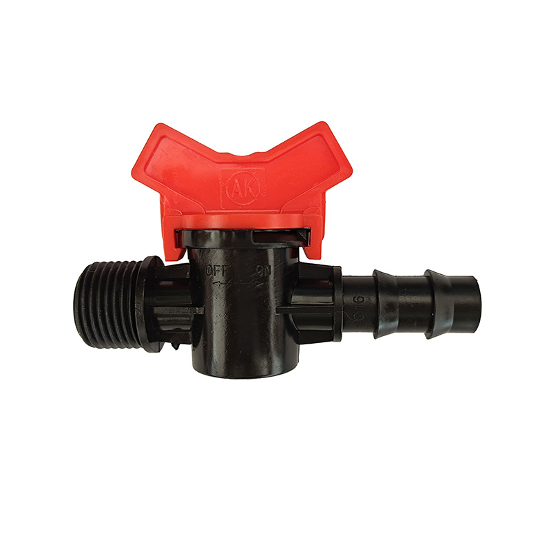 Red Barb Male Thread Valve RT-1038