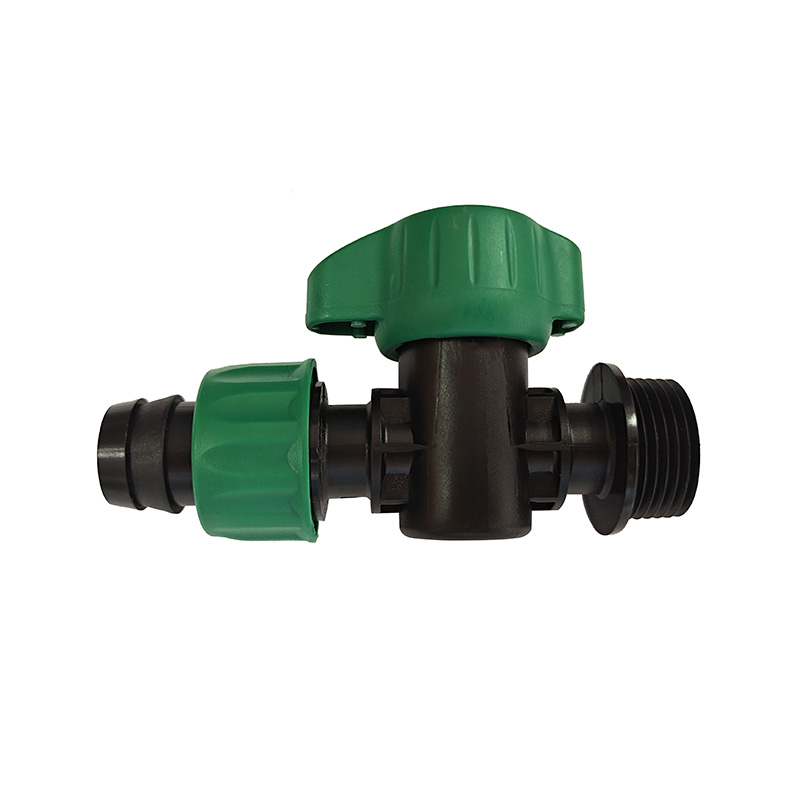 Green Single Lock Male Thread Valve for Tape RT-1051