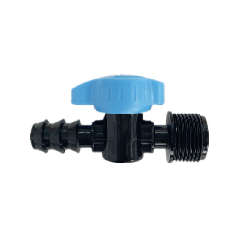 Blue Barb Male Thread Valve RT-1015