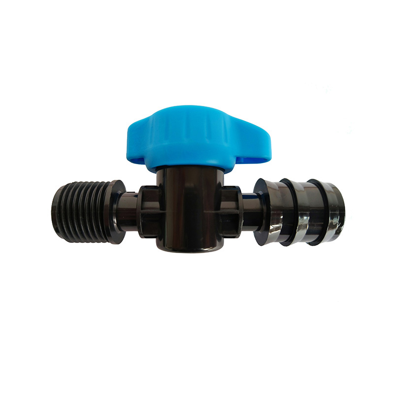 Blue Barb Male Thread Valve RT-1034