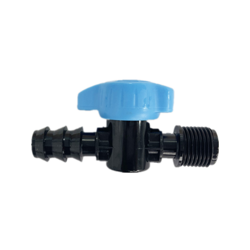 Blue Barb Male Thread Valve RT-1014