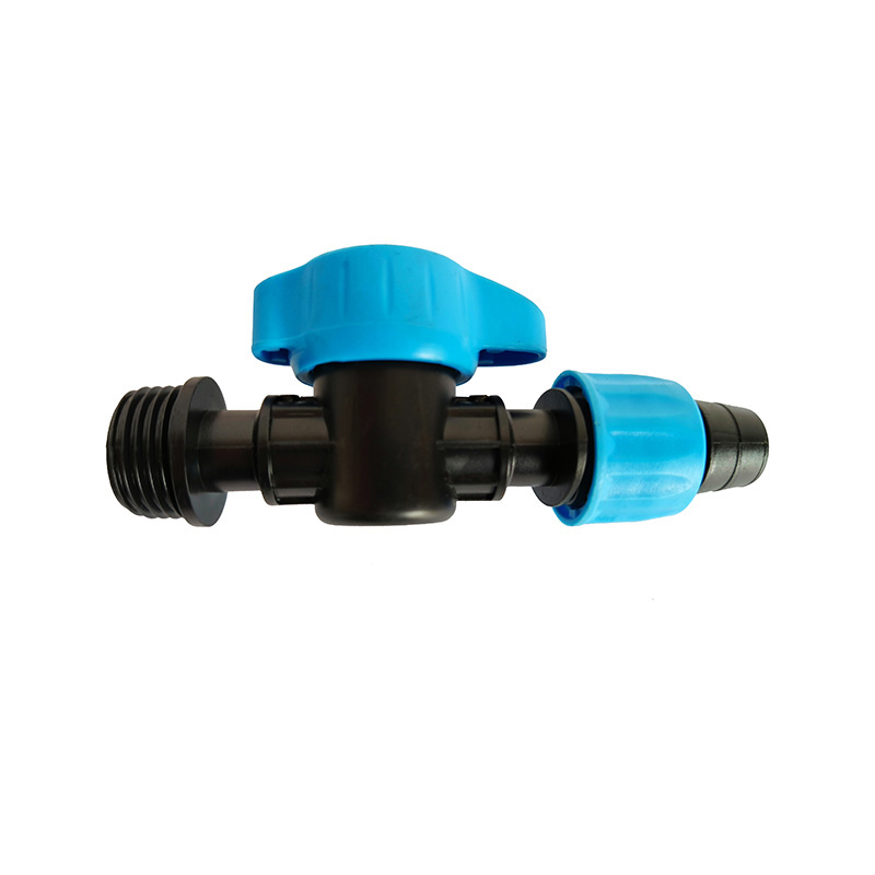 Blue Single Lock Male Thread Valve for Tape RT-1033