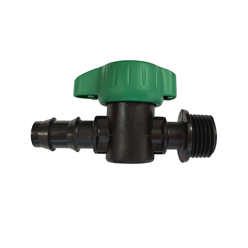 Green Barb Male Thread Valve RT-1049