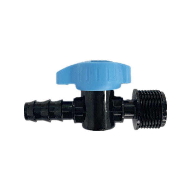 Blue Barb Male Thread Valve RT-1010