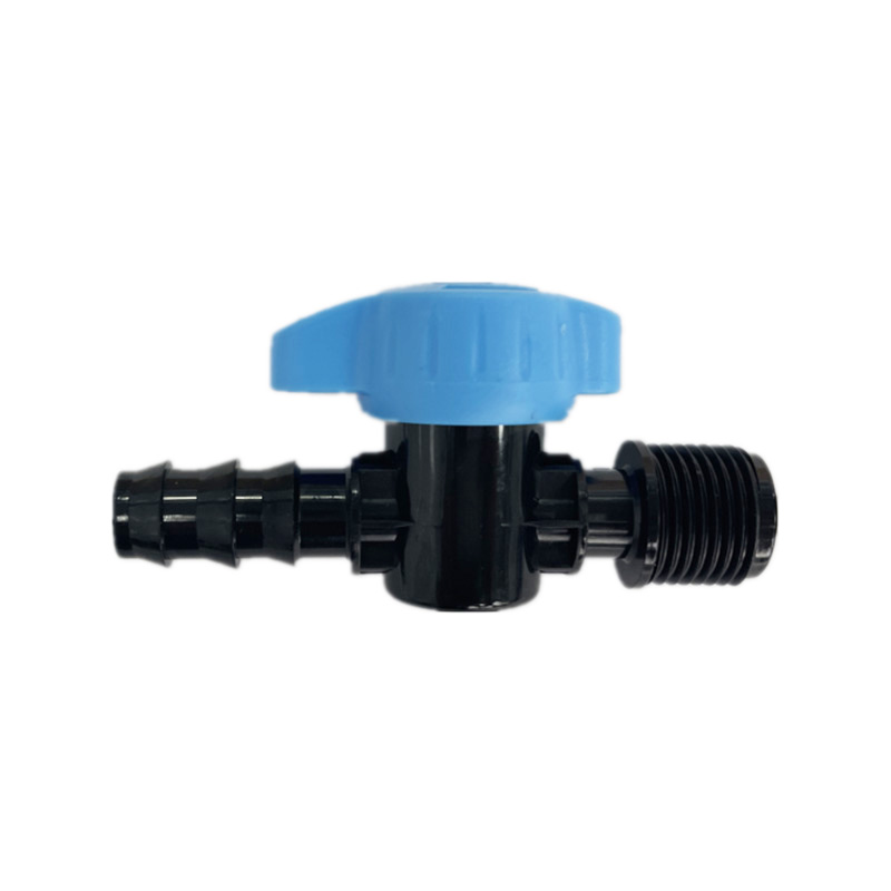 Blue Barb Male Thread Valve RT-1009