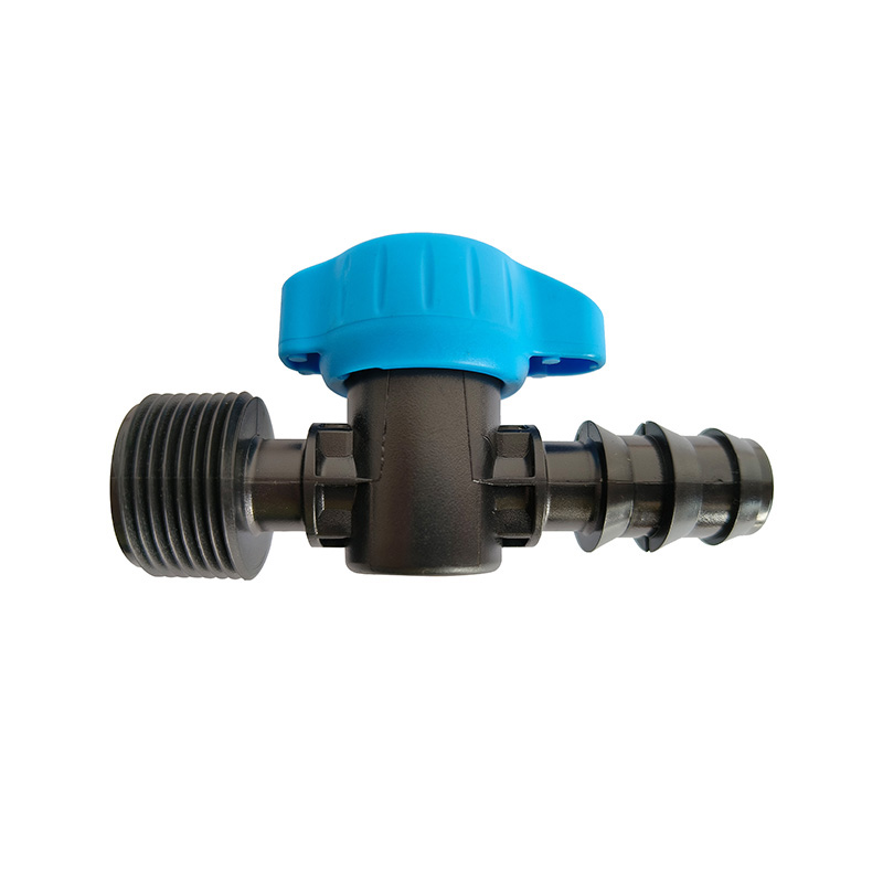 Blue Barb Male Thread Valve RT-1027