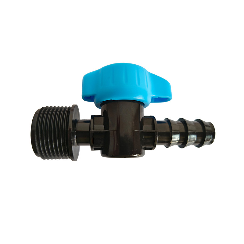 Blue Barb Male Thread Valve RT-1026