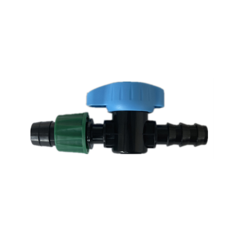 Blue-Green Single Lock Pipe and Tape Valve RT-1003