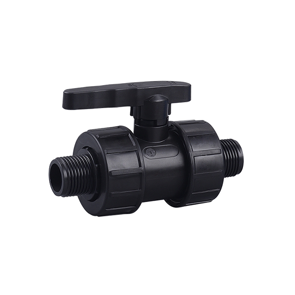 Plastic External Thread - External Thread Double Ball Valve