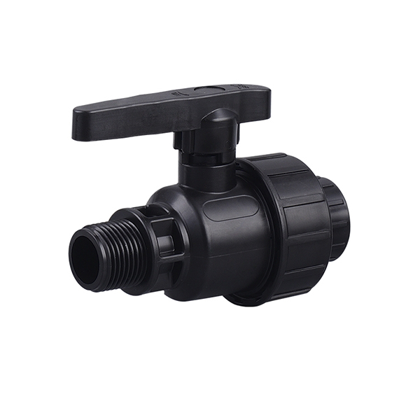 Plastic External Thread - Internal Thread Single Ball Valve